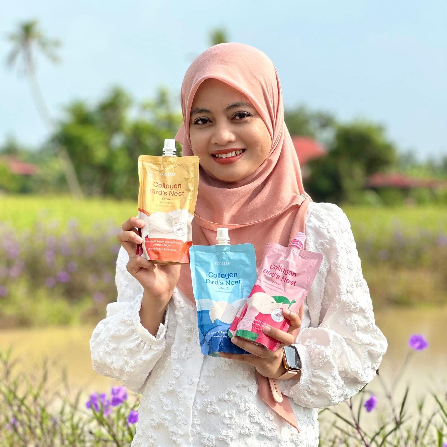 Minuman Ecolite Collagen Bird's Nest