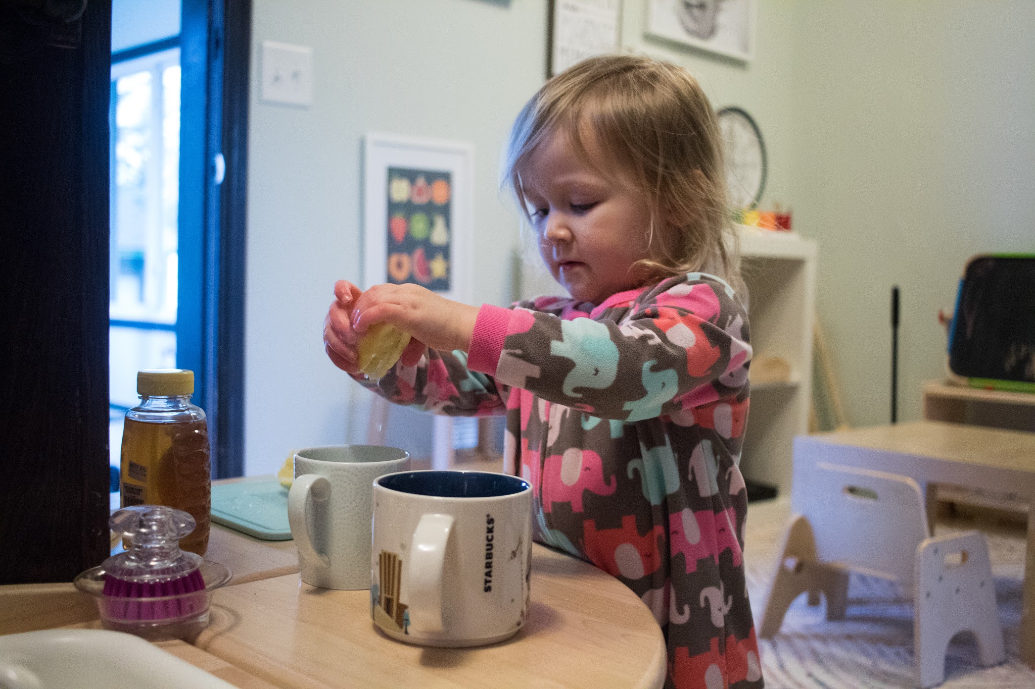 Montessori Practical Life: Honey Lemon Tea