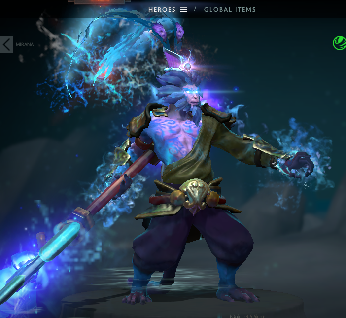 Mod Arcana Monkey King + Staff of Gun Yu  Mod Skin Dota