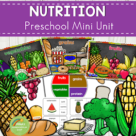 Food and Nutrition Preschool Mini Unit Activities