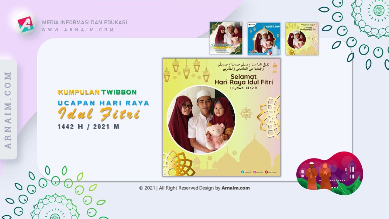 KUMPULAN TWIBBON UCAPAN HARI RAYA IDUL FITRI 1442 H ...