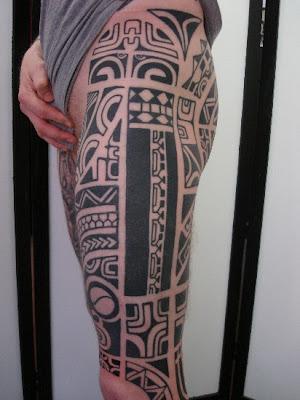 Labels: Polynesian Thigh Tattoo Art