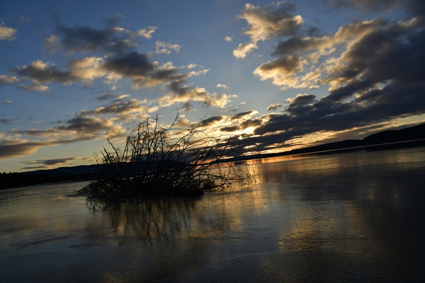 røsholmstranda tyrifjorden solnedgang