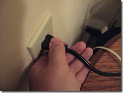 Unplugging