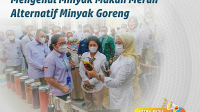 Minyak makan merah juga memiliki kandungan vitamin E dan A yang lebih tinggi