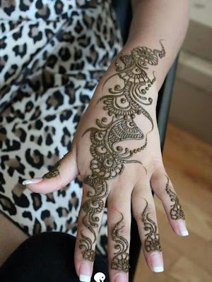 Designs For Hands Arabic Mehandi