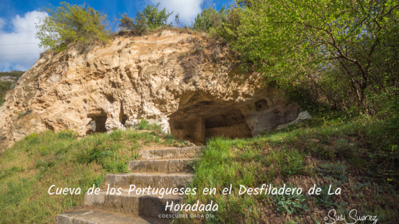 Cueva de los Portugueses en el Desfiladero de La Horadada