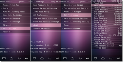  PhilZ Touch Recovery For All MTK (MT6572, MT6582, MT6589, MT6592...) 