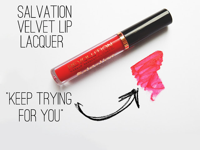 Makeup Revolution Salvation Velvet Lip Lacquer in Keep trying For You