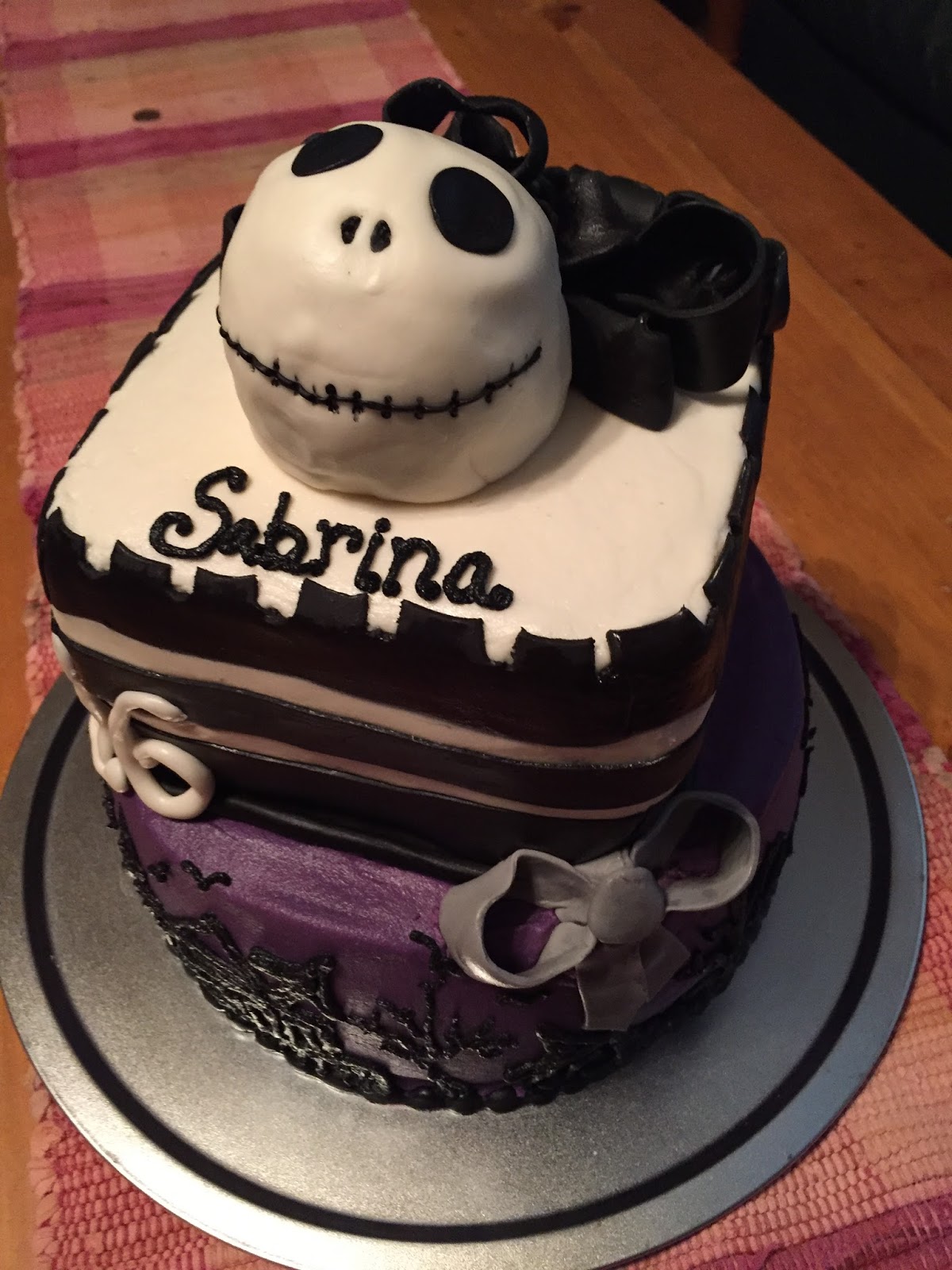 The Nightmare Before Christmas Cake