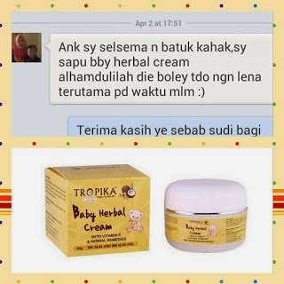 Baby Herbal Cream Tropika Beauty Murah