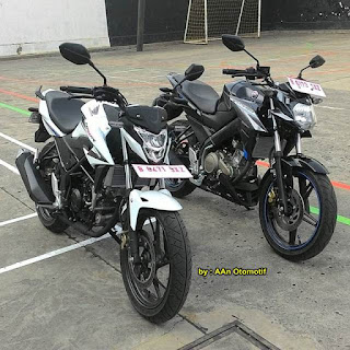 Honda All New CB150R dan Yamaha New Vixion Advance Jejer