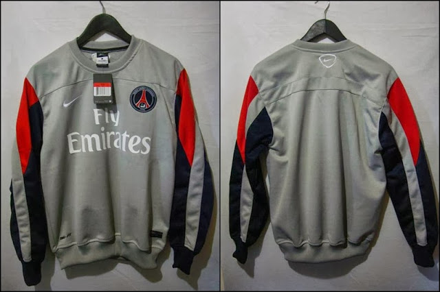 SWEATER TRAINING PSG GREY 2013-2014 