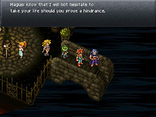 The party picks up Magus from the End of Time in Chrono Trigger.