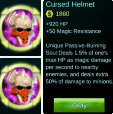 Tentang Cursed Helmet di Mobile Legends