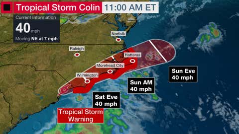 Tropical Storm Colin