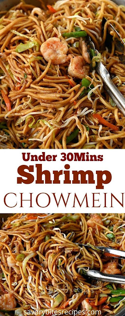 Under 30Mins shrimp chow mein