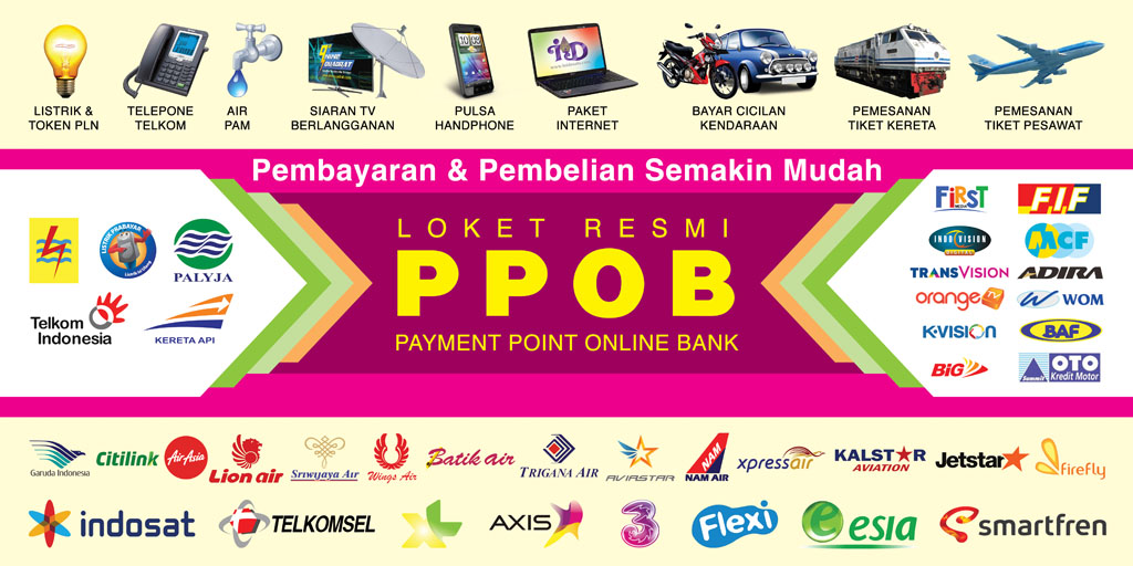 Desain Spanduk PPOB - Inidesain