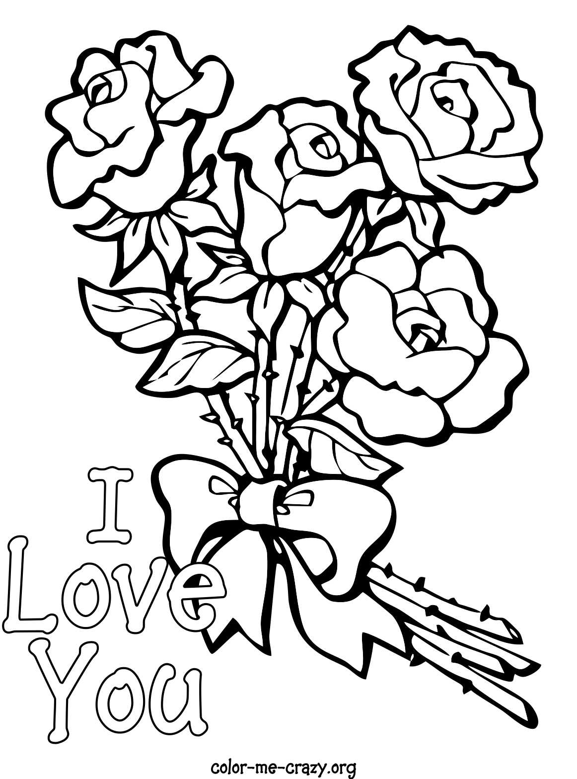 Valentine Coloring Sheets 9