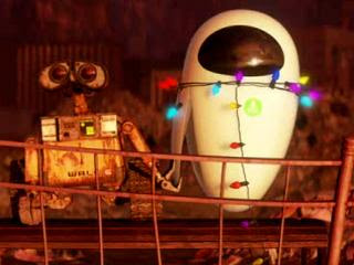 WALL-E holding something in his claw