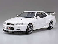 Tamiya 1/24 Nissan Skyline GT-R V Spec II (R34) (24258) English Color Guide & Paint Conversion Chart