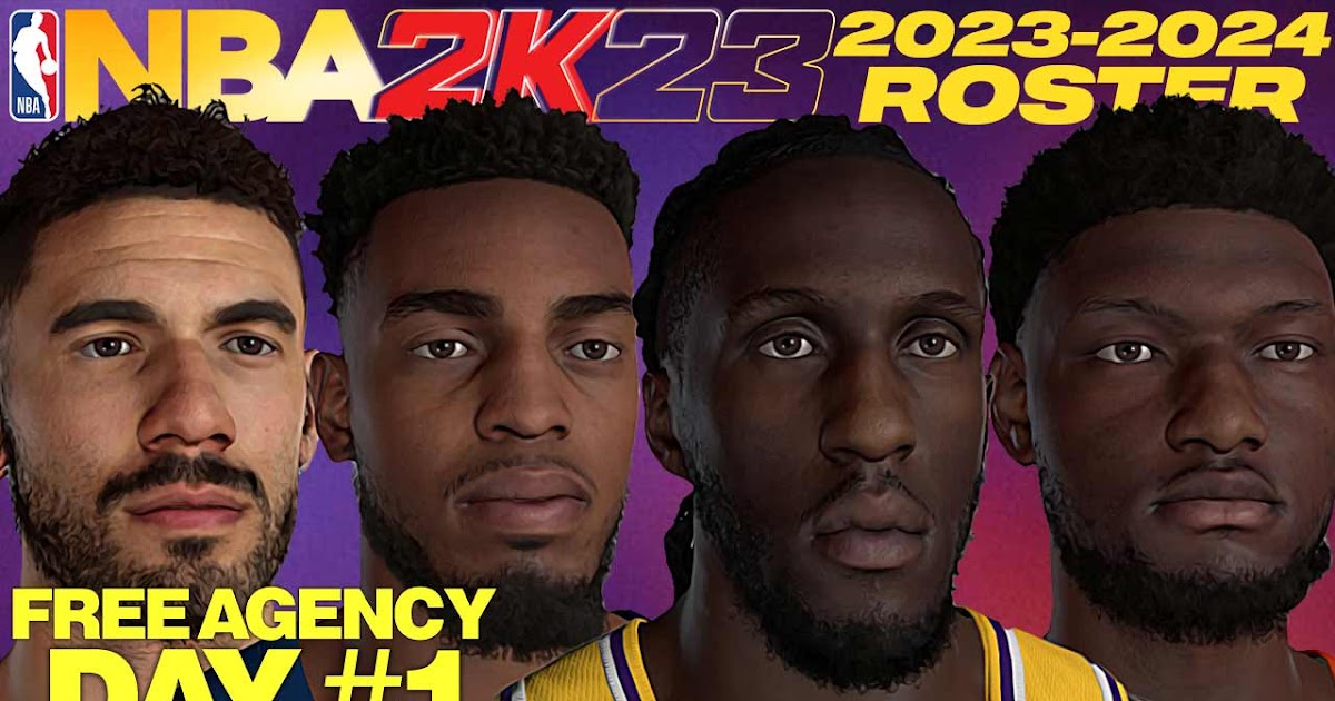 NBA 2K23 2024 Roster Update 07.01.2023 Shuajota NBA 2K23 Mods