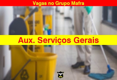 Grupo Mafra está selecionando Aux. Serviços Gerais em Eldorado do Sul