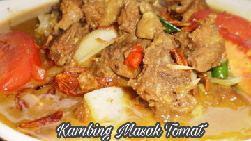 Resep kambing masak tomat