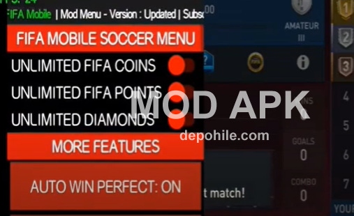 FIFA Mobile 2023 Mod Menu Para, Alışveriş Hileli Apk Android