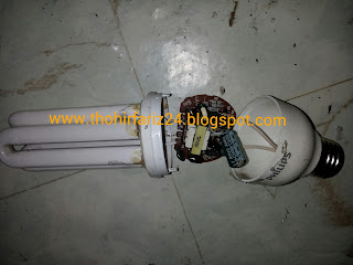 Bongkar Lampu CFL1