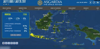 peta Asgardia, Negara Luar Angkasa yang Diburu Ribuan WNI 