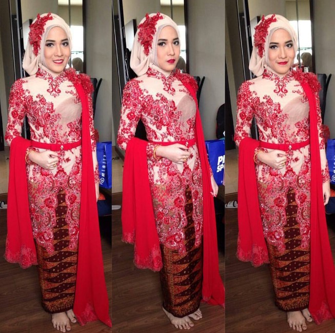 10 Model Baju  Kebaya Gamis Untuk  Orang  Gemuk  Simpel Modis 