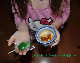 Leprechaun tricks for St. patrick's day reward kids with a pot of gold