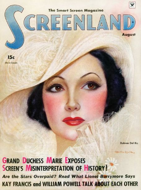 Magazine Covers Dolores Del Rio Posted by Dawn at 1133 AM