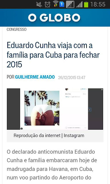 
A filha de Eduardo Cunha postou no seu twitter uma foto de uma mão fazendo 