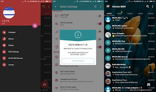 BBM Mod Delta v3.7.1b Apk For Android Terbaru 2016