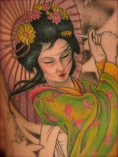 Japanese Geisha Tattoo