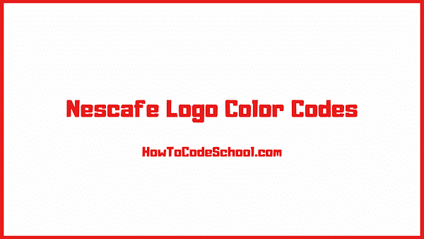 Nescafe Logo Color Codes