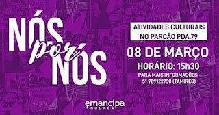 Domingo é dia de "Nós por Nós", do Emancipa Mulher, no parcão de Gravataí 