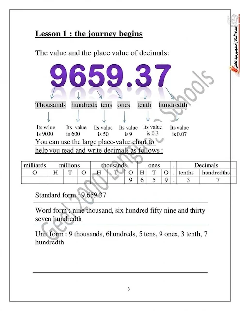 أفضل بوكليت ماث math للصف الخامس الابتدائي لغات الترم الاول 2023 pdf