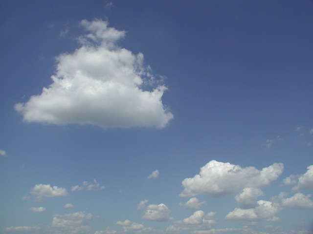 picture of cumulus clouds