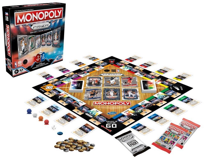 Monopoly Prizm NBA 2nd Edition Board Game With NBA Trading Cards