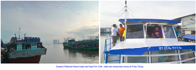 menuju pulau tidung dari Pelabuhan Muara Angke