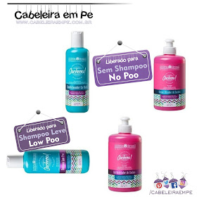 Lançada na beauty Fair 2016 a Linha Cacheou! - Surya Vegana liberada para No Poo (Cowash / Condicionador, creme para pentear/leave in e Gel / Gelatina) e Low Poo (Shampoo sem sulfato)
