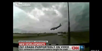 Video Pesawat Kargo Amerika Jatuh di Afganistan