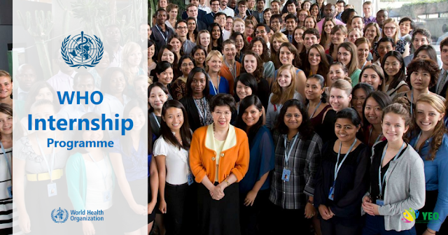 World Health Organization Internship Programme for International Students, 2018