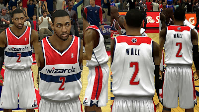 NBA 2K14 Washington Wizards Home Jersey