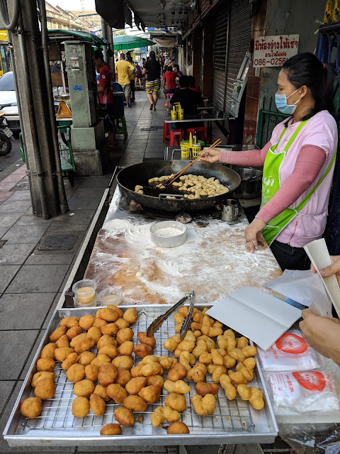Cooking up street food in Bangkok, Thailand