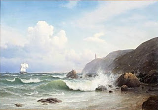 Seascape. Oil on canvas. 32.5 X 47