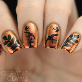 Whats Up Nails Sunset Powder and Stencils